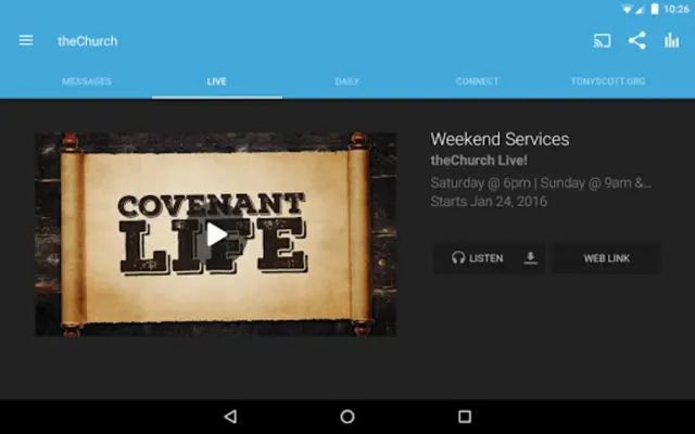 theChurch android App screenshot 3